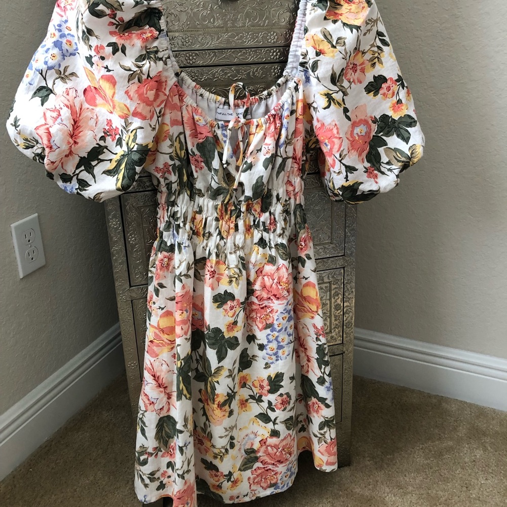 Faithfull the Brand Nikoleta Mini Dress in Teatro Floral